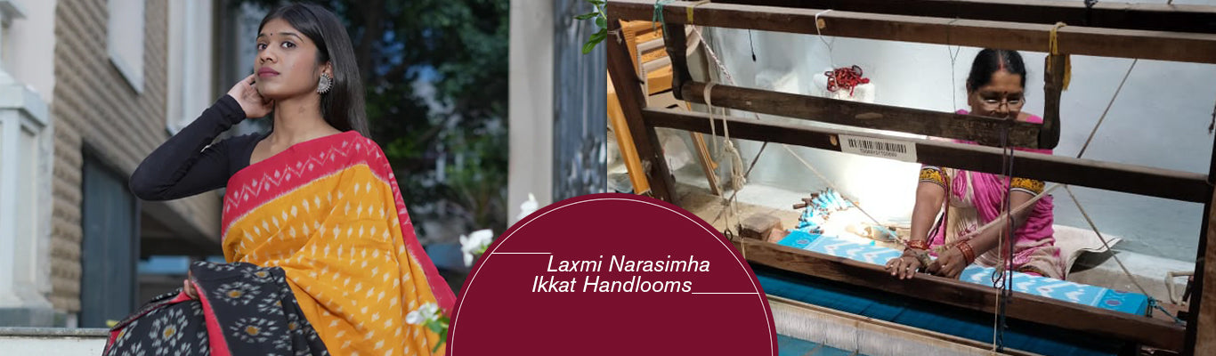 Laxmi Narasimha Ikkat Handlooms