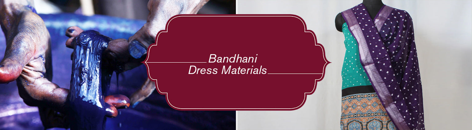 Bandhani dress material
