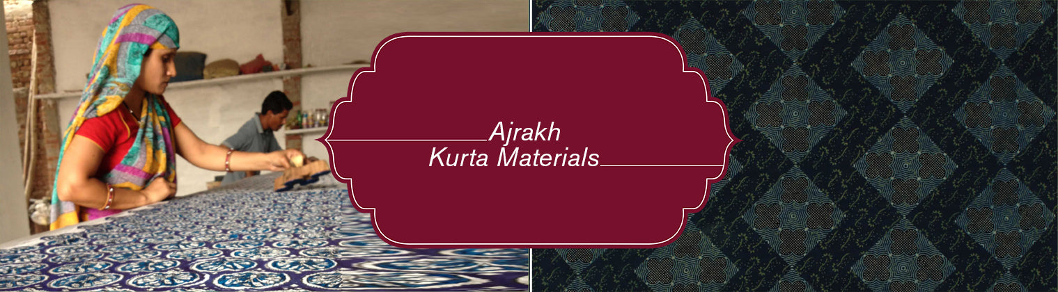 Ajrakh Kurta Materials