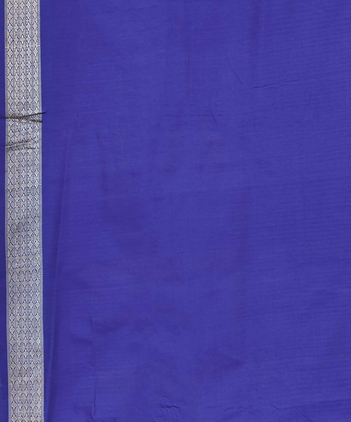 Pink navy blue Silk Handwoven Bomkai Saree