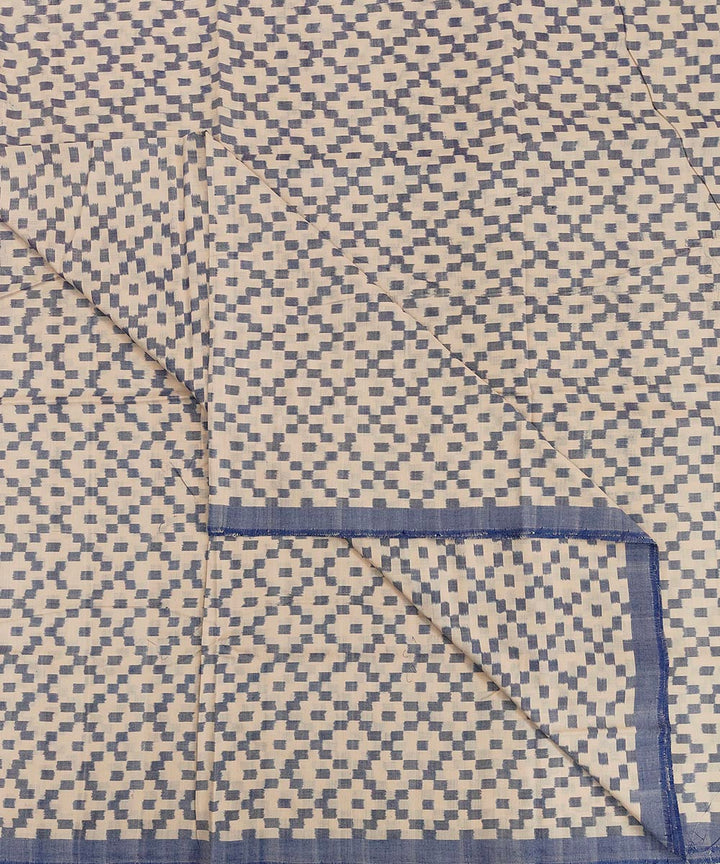 Beige handwoven cotton sambalpuri kurta material