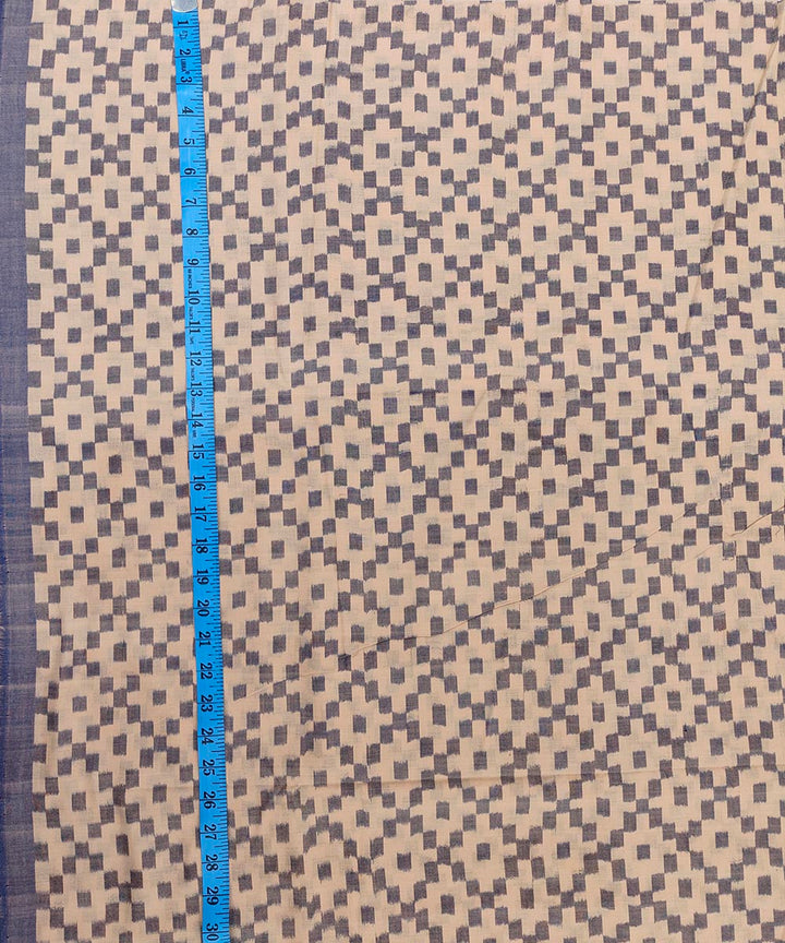 Beige handwoven cotton sambalpuri kurta material