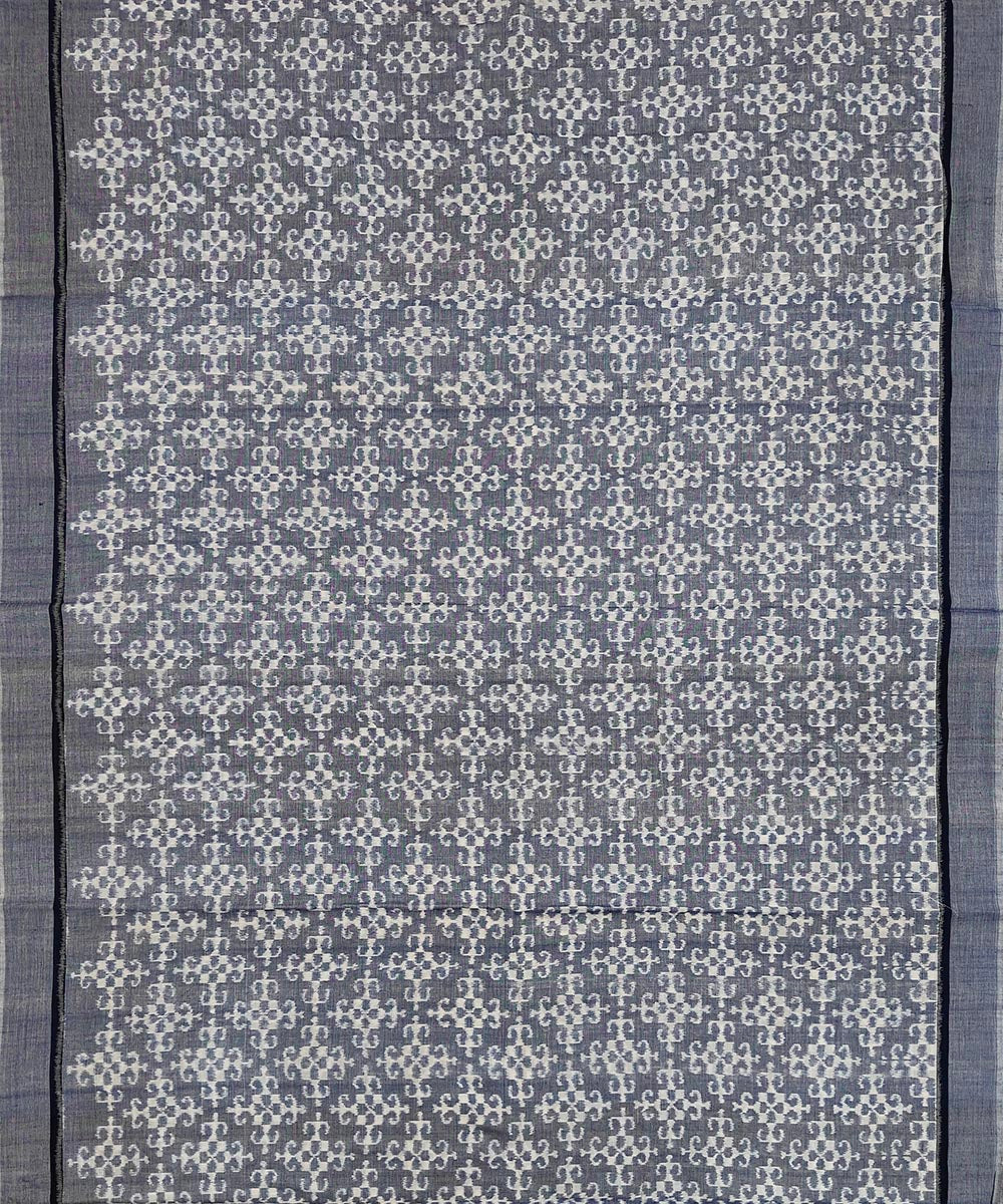 2.5 m Grey handwoven sambalpuri cotton kurta material