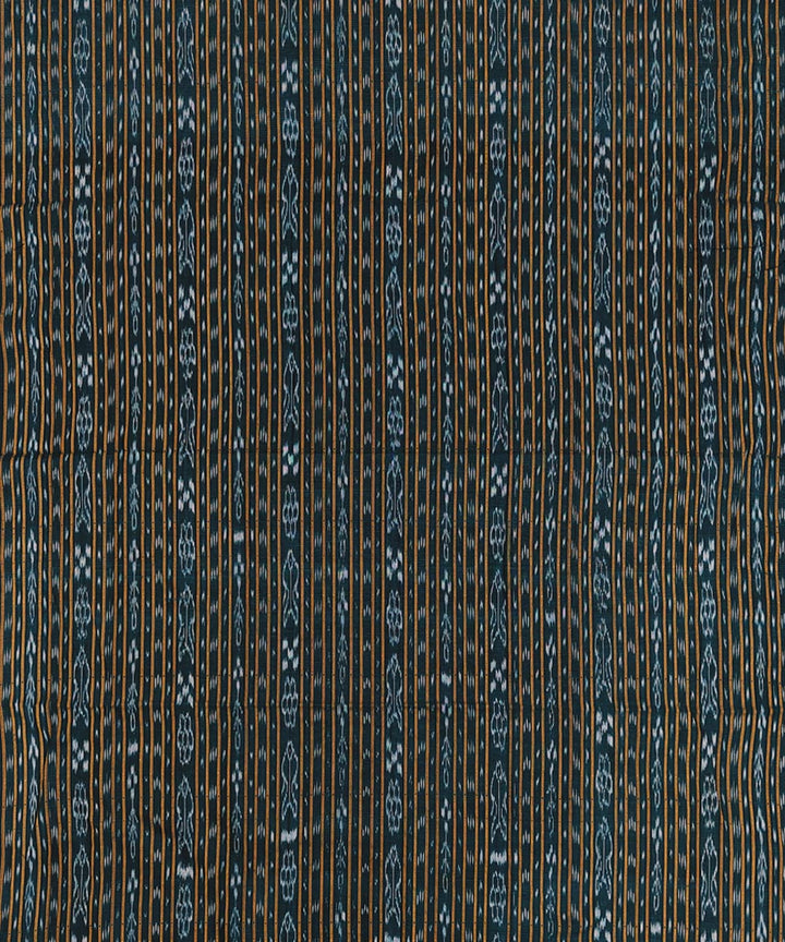 2.5m dark green handwoven cotton nuapatna kurta material