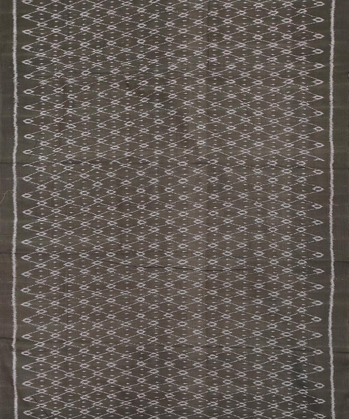 3pcs olive black handwoven cotton sambalpuri dress material