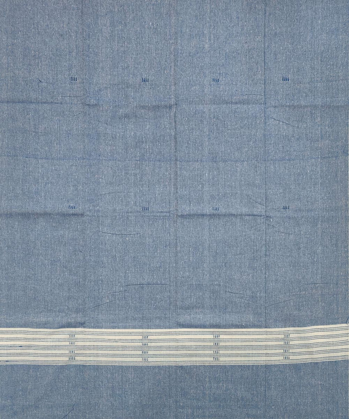 3pcs navy blue grey handwoven cotton nuapatna dress material
