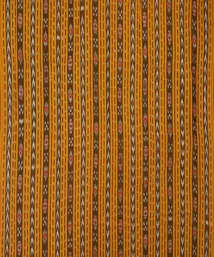 3pcs yellow beach handwoven cotton nuapatna dress material