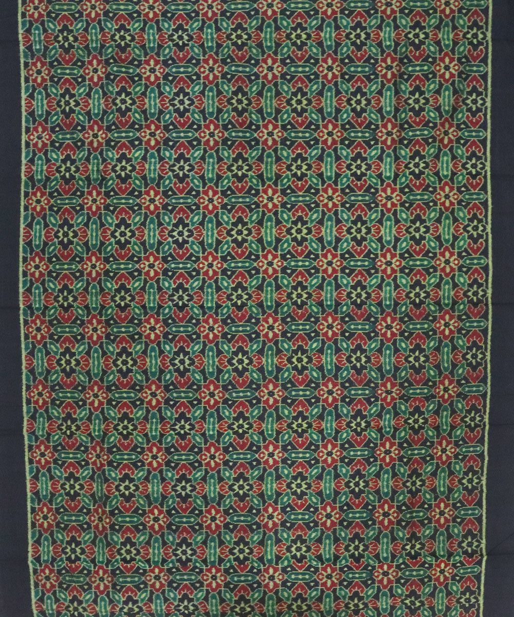 Multicolor red handwoven cotton sambalpuri dress material