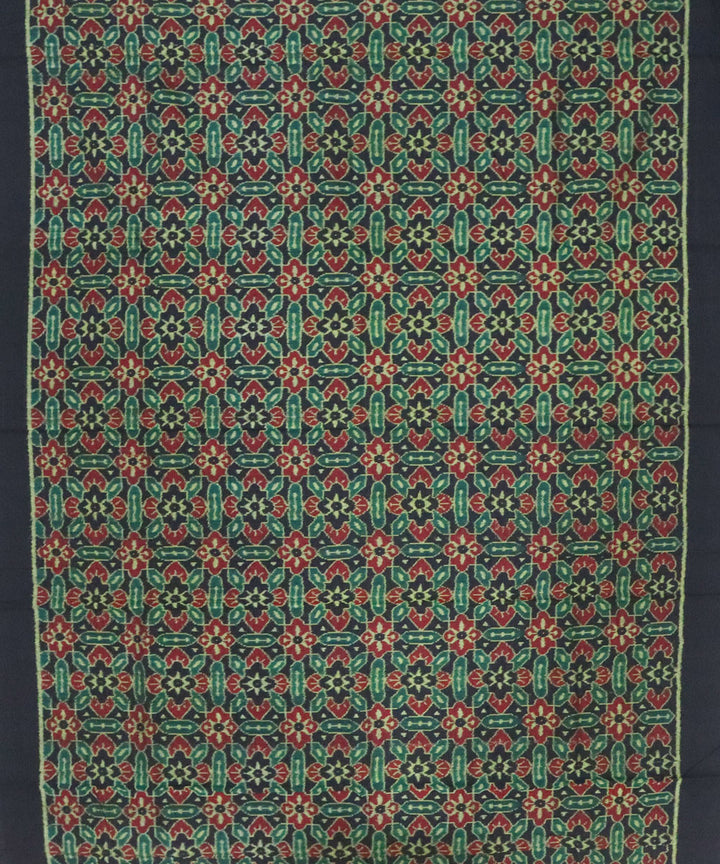 Multicolor red handwoven cotton sambalpuri dress material