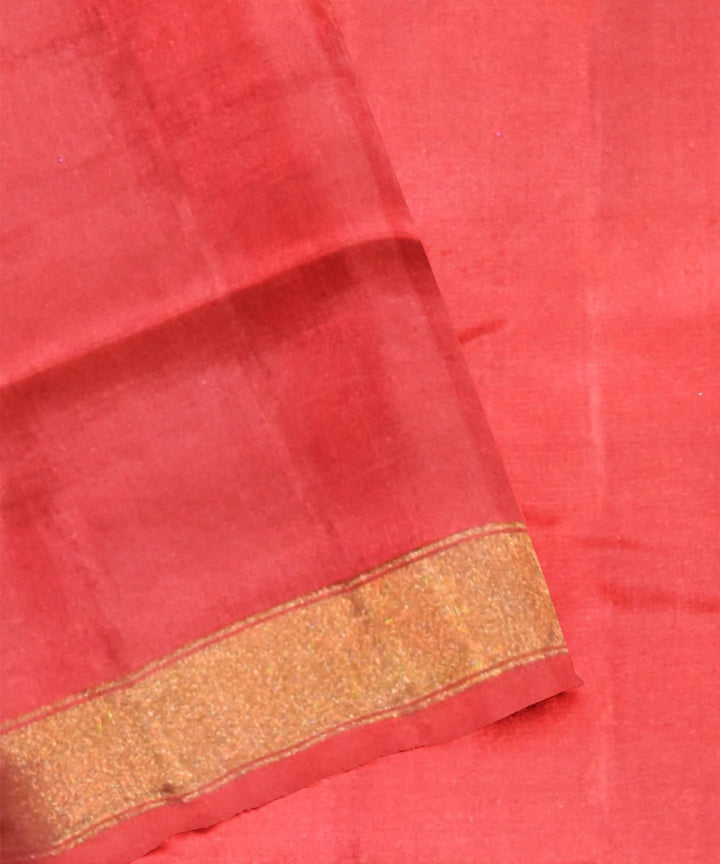 Black red silk handloom patola saree