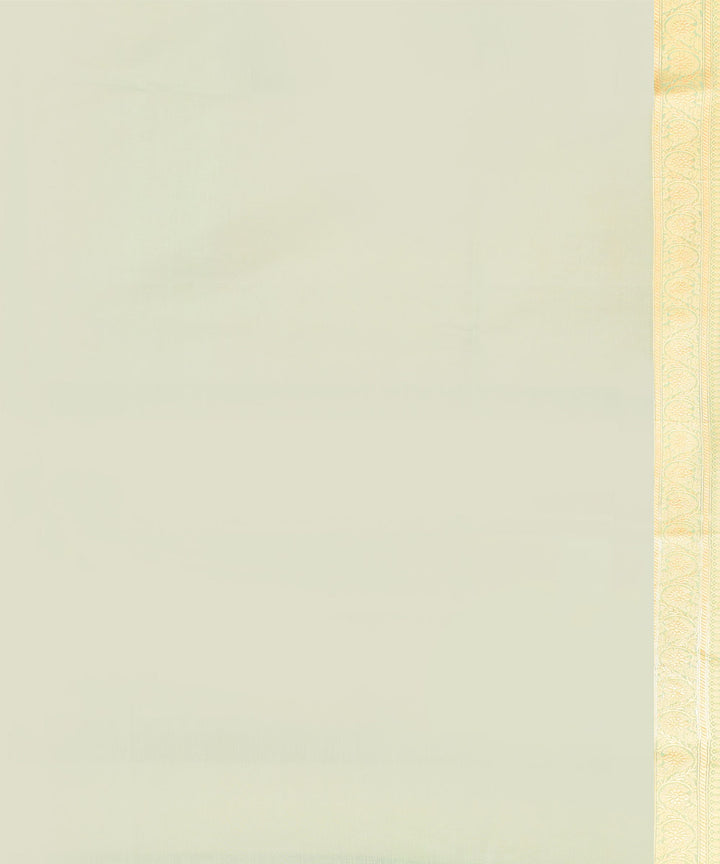 Light green silk handloom banarasi saree