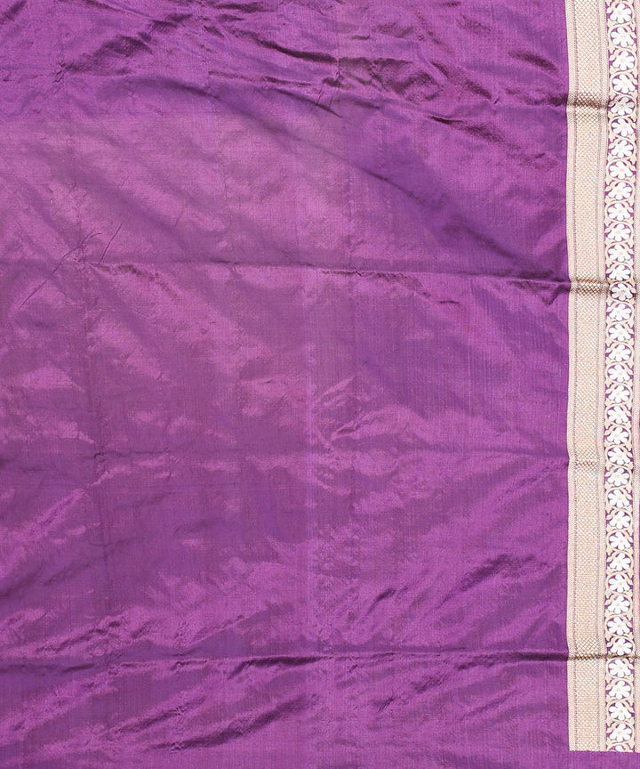 Black silk handwoven banarasi saree