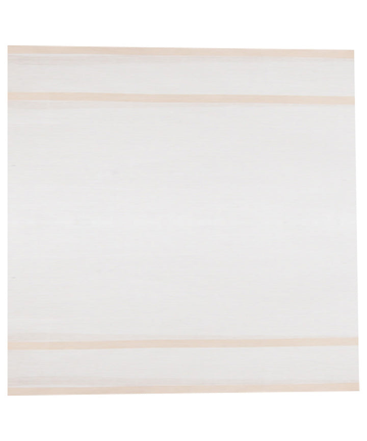 White multicolor handloom cotton shantipuri saree