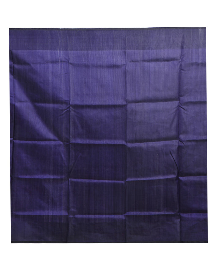 Navy blue handloom silk saree