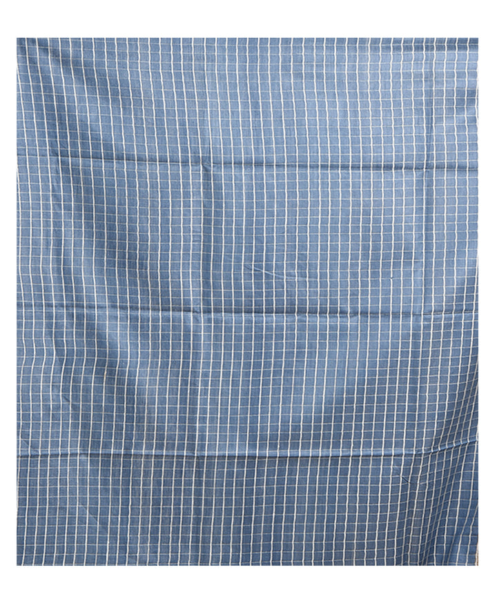 Beige grey handwoven tussar silk saree
