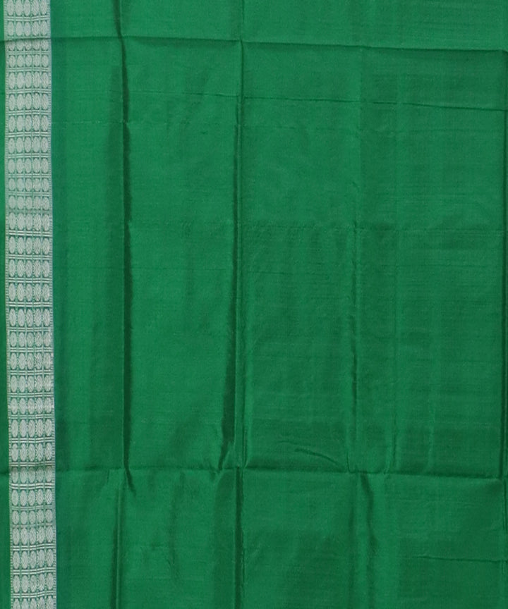 Ruby red multicolor silk handwoven bomkai saree