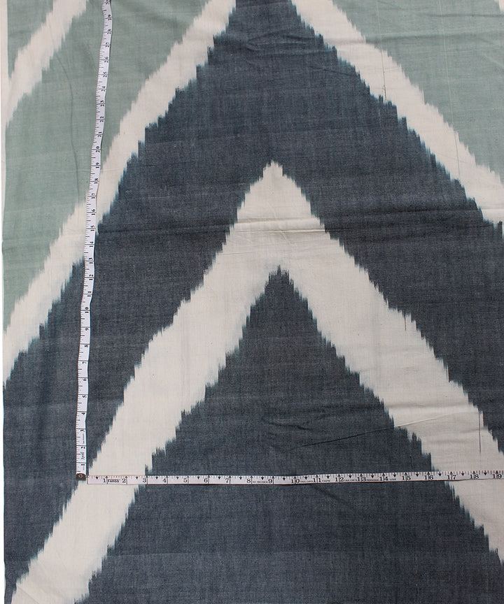 Multicolor single ikat cotton pochampally ikat fabric