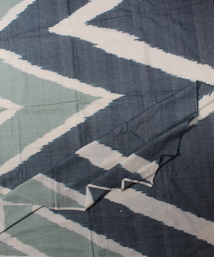 Multicolor single ikat cotton pochampally ikat fabric