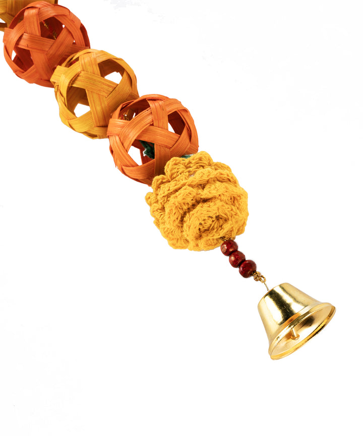 Bagh handcrafted bamboo door wall hanging - set of 2