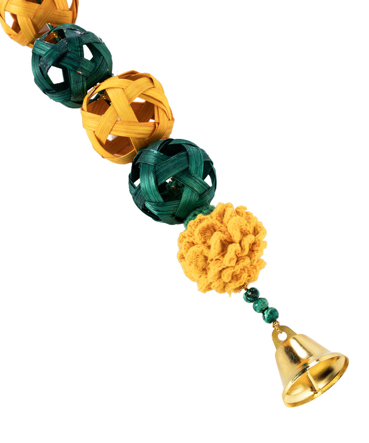 Bageecha handcrafted bamboo door wall hanging - set of 2