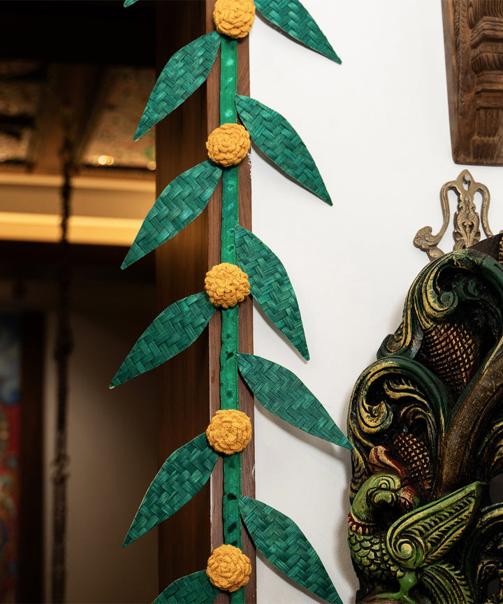 Shubh handcrafted bamboo door wall hanging – set of 2