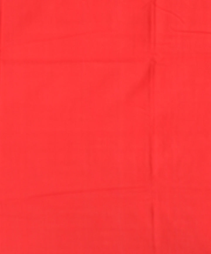 Black red teliarumal handwoven cotton pochampally ikat saree