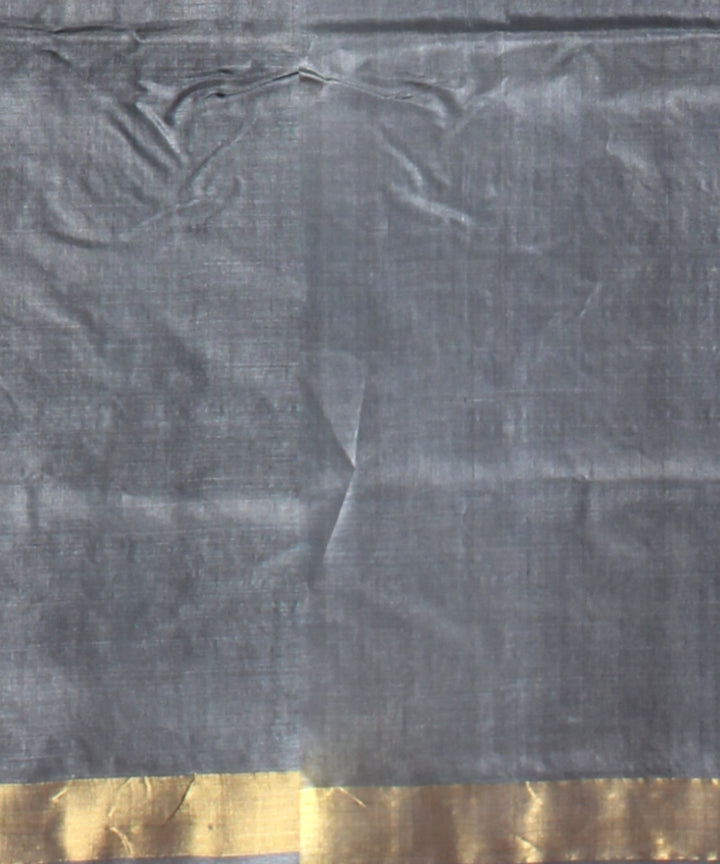 Grey tussar silk handloom chhattisgarh saree
