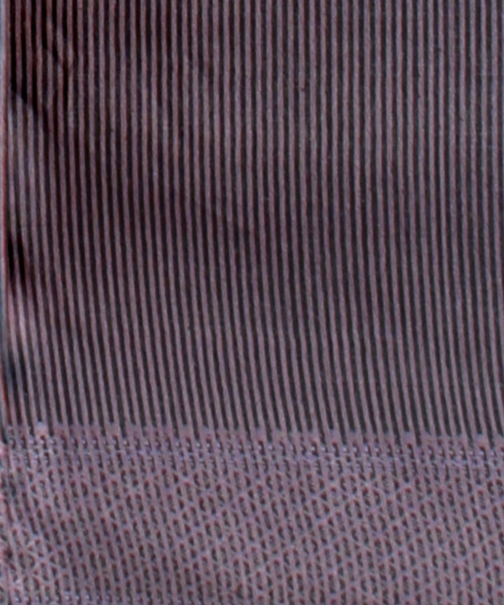 Grey tussar silk handwoven chhattisgarh handloom saree