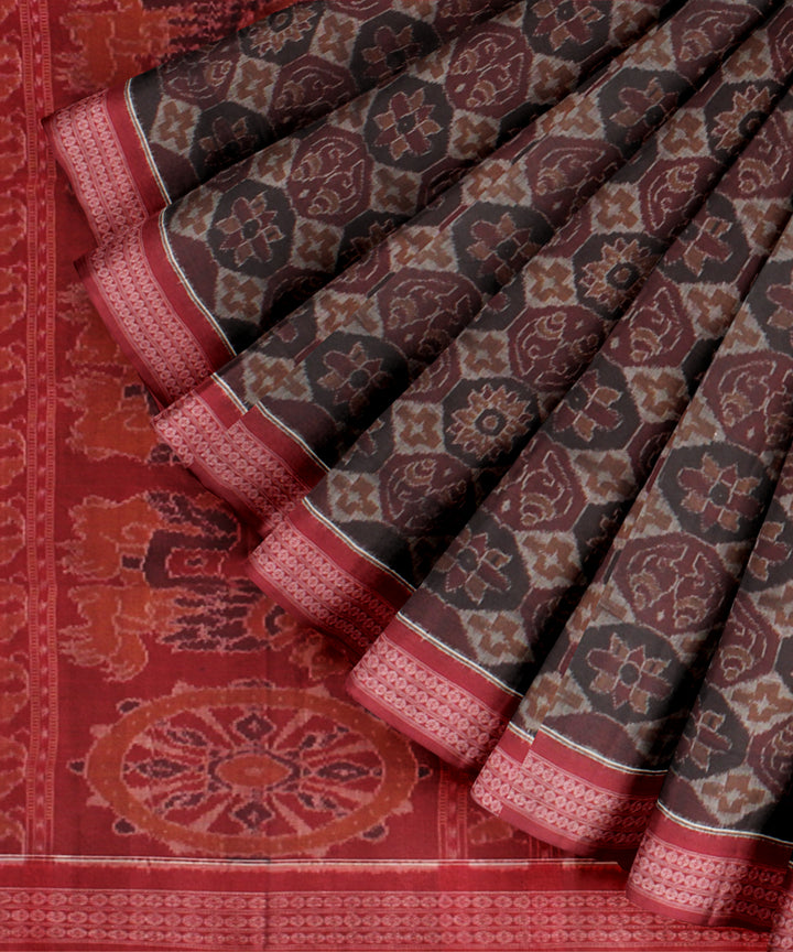 Multicolor handloom cotton sambalpuri saree