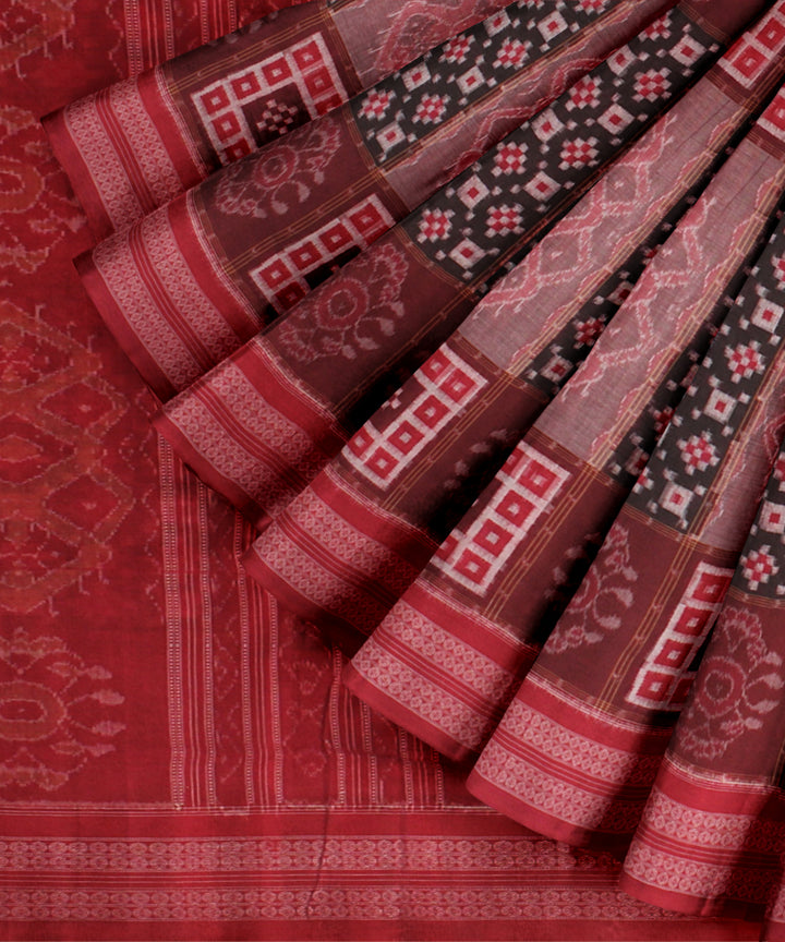 Multi color handloom cotton sambalpuri saree