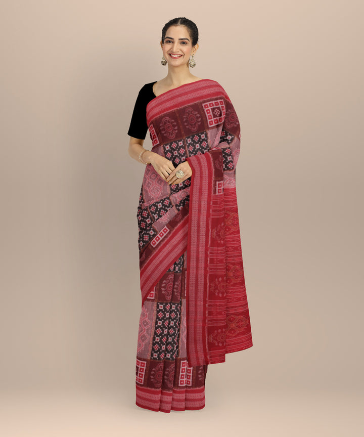Multi color handloom cotton sambalpuri saree