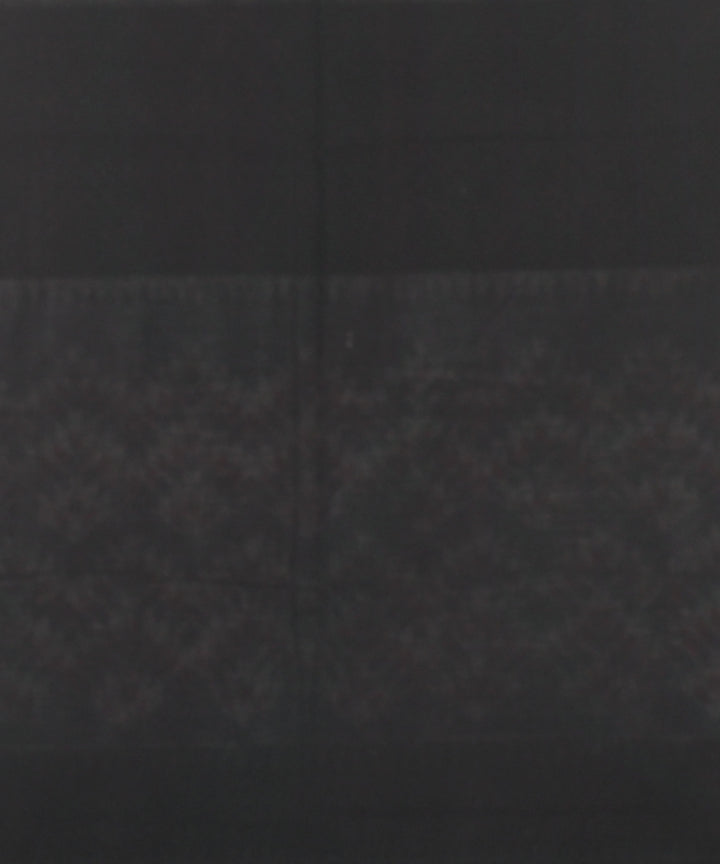 Grey black cotton handloom sambalpuri saree