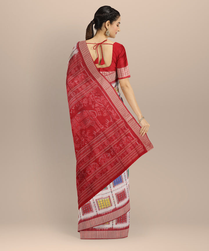 Multicolor ashwini silk handloom sambalpuri saree