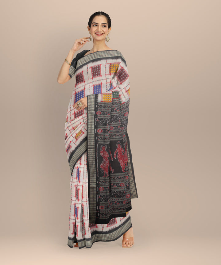 Multicolor ashwini handloom sambalpuri silk saree
