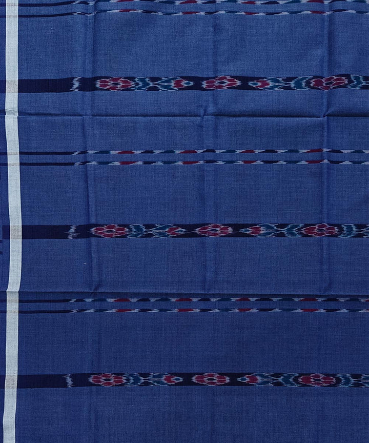 Grey stripe handwoven cotton sambalpuri lungi