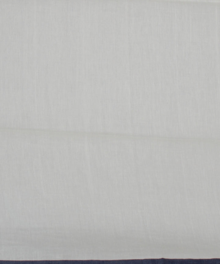 White off white handwoven cotton jamdani saree