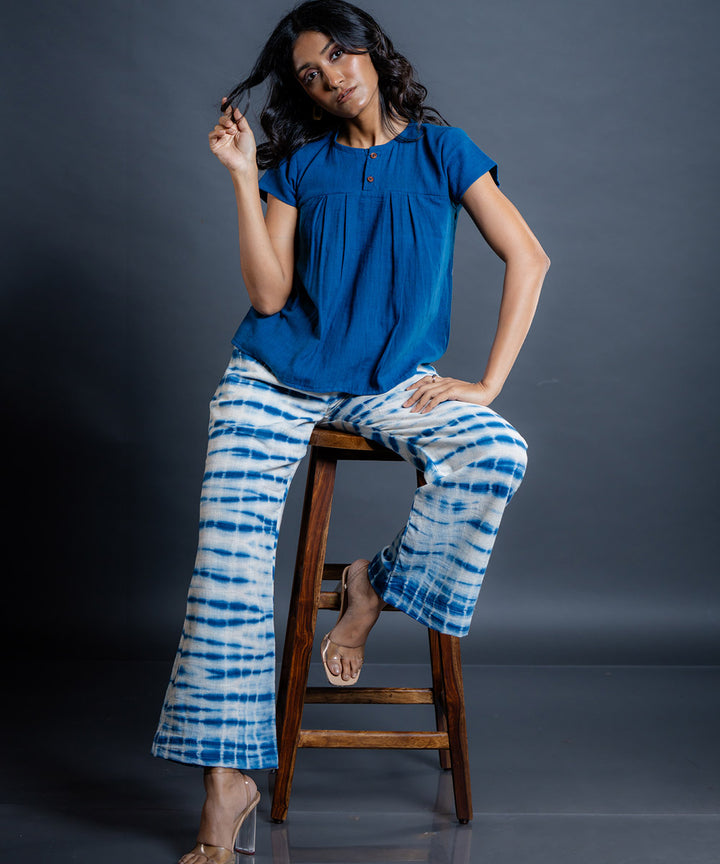 Ocean mist handwoven kala cotton co-ord set