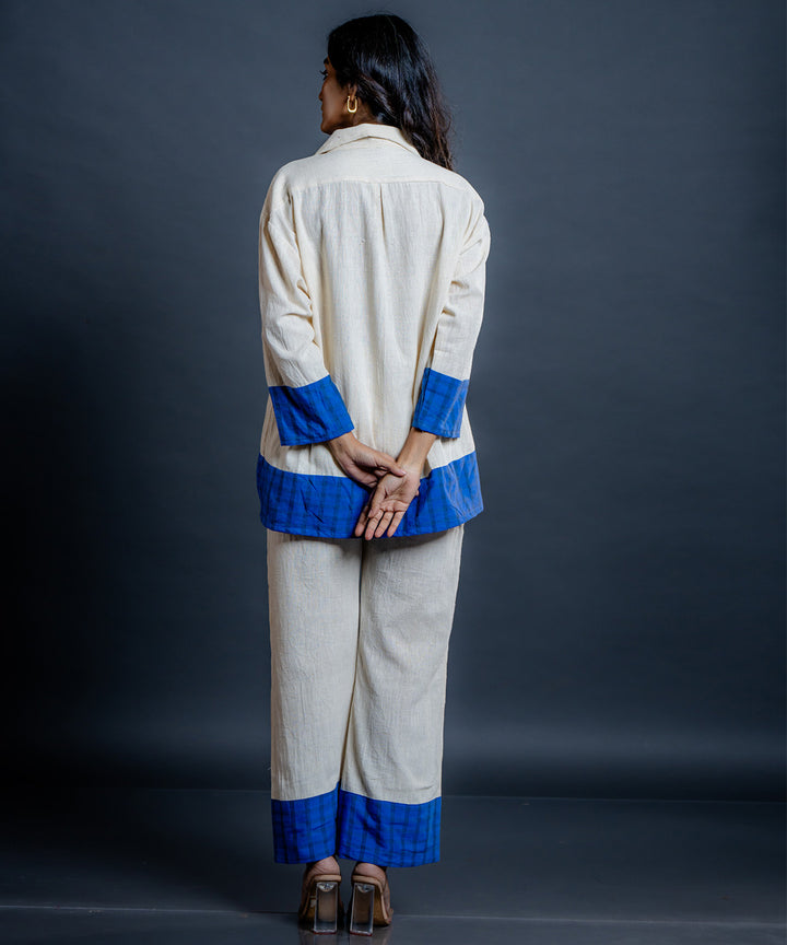 Maris kora-blue kala cotton co-ord set