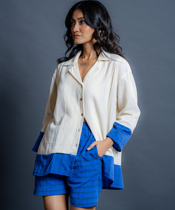 Vera kora-blue kala cotton co-ord set