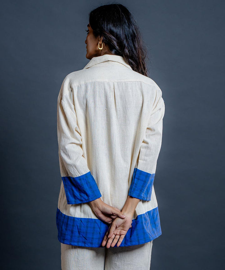 Cielara handwoven kora kala cotton shirt