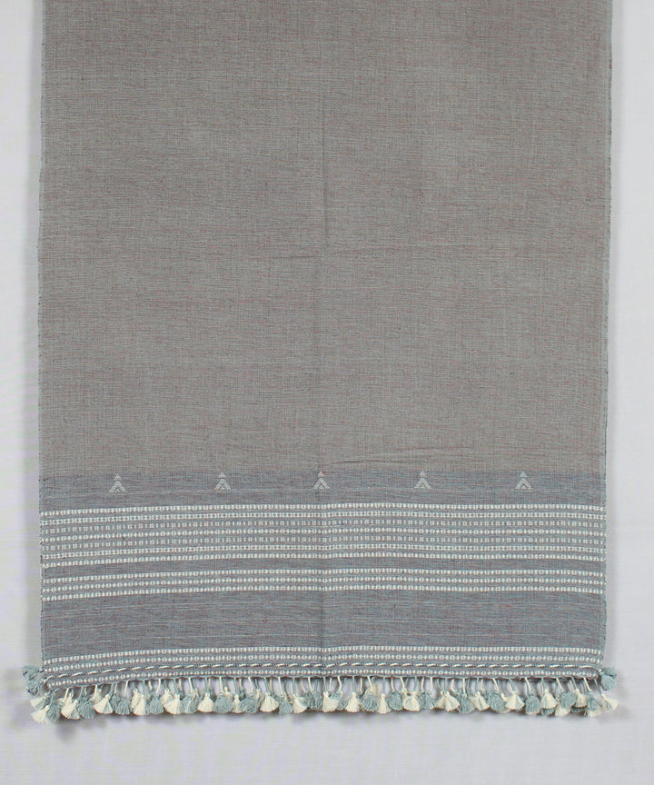 Multi color striped handloom fine cotton bhujodi stole