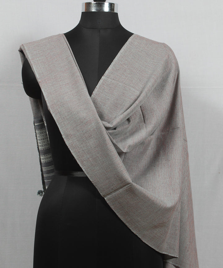 Multi color striped handloom fine cotton bhujodi stole