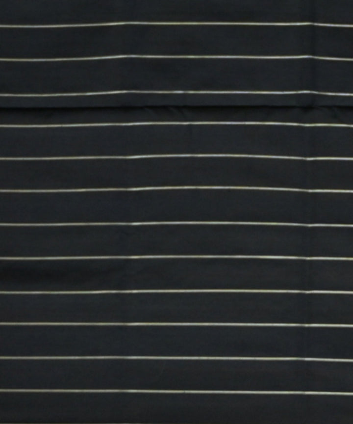 Yellow black silk handloom sambalpuri saree