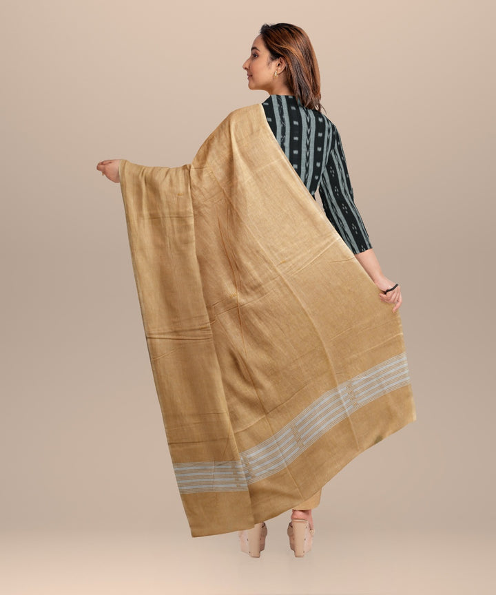 Black burlywood handloom cotton nuapatna dress material