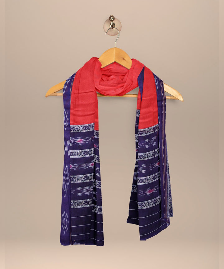 Purple dark red handloom cotton nuapatna dress material