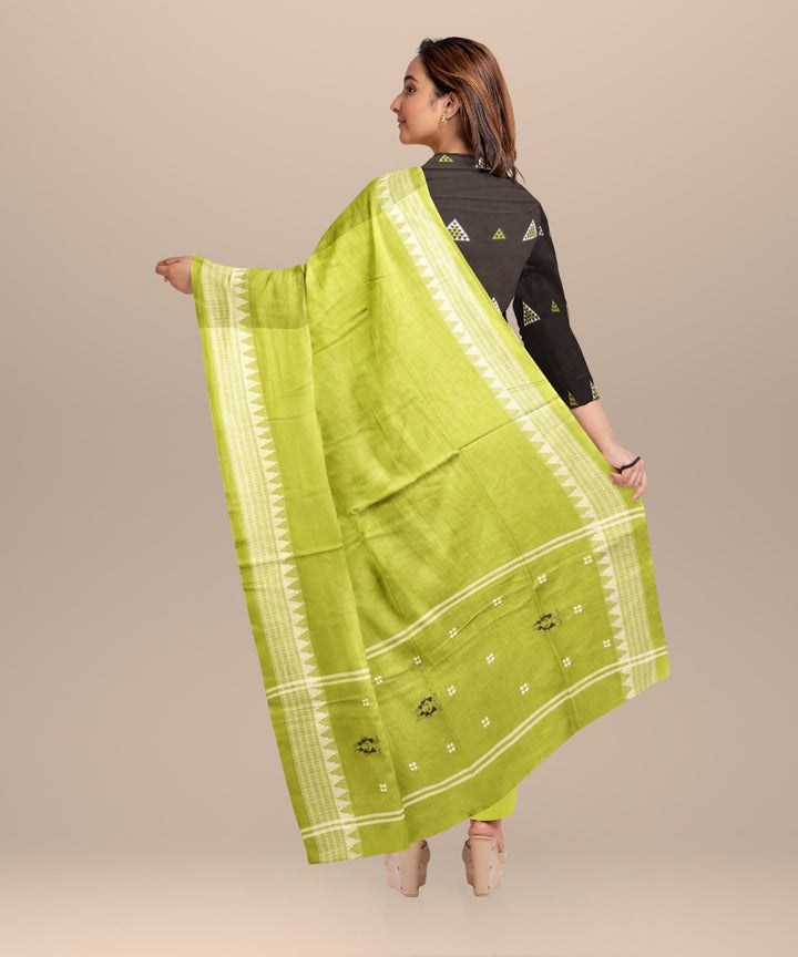 Amaranth purple deep moss green handloom cotton nuapatna dress material