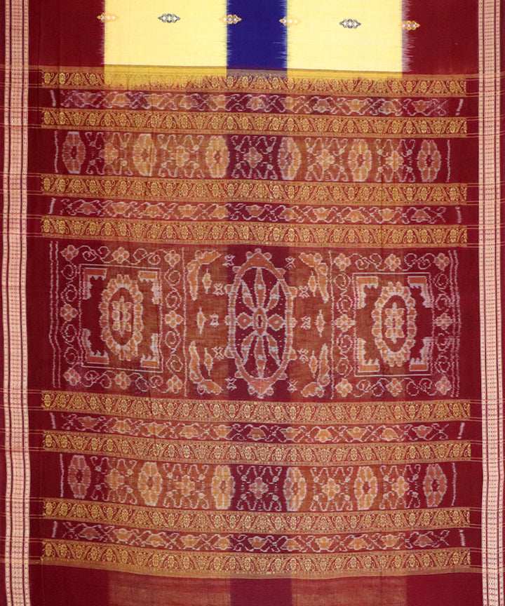 Multi color cotton handloom bomkai saree