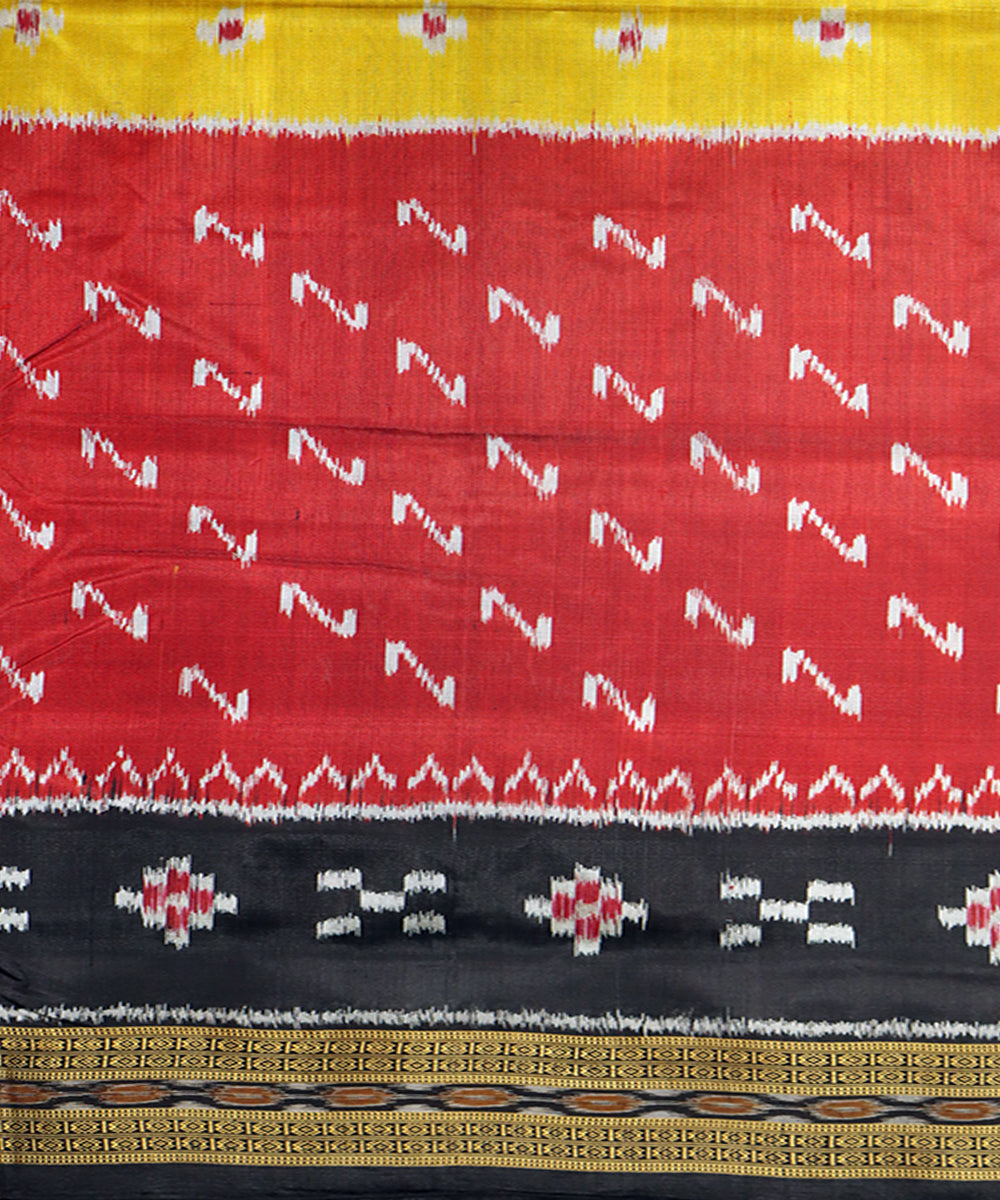 Multicolor silk handloom khandua saree