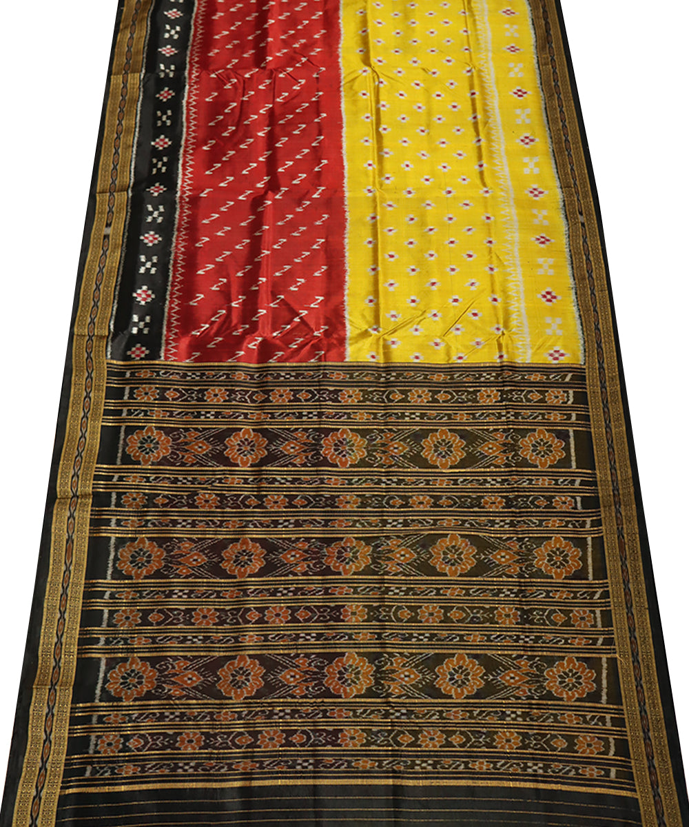 Multicolor silk handloom khandua saree
