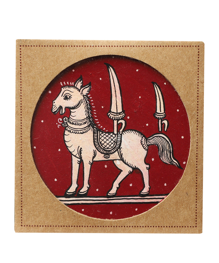 POTLI handmade ganjifa fridge magnets (kalki)
